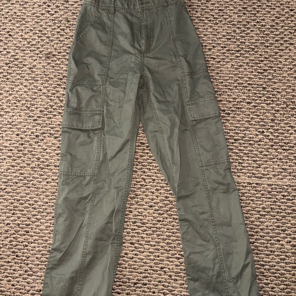 Abercrombie & Fitch Green Cargo Pants
